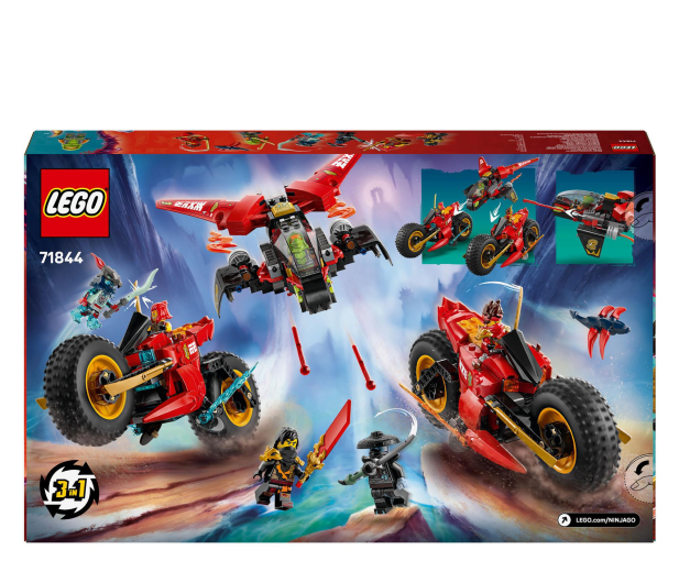 LEGO Ninjago 71844 Pojazd bojowy ninja - 1331655 - zdjęcie 4